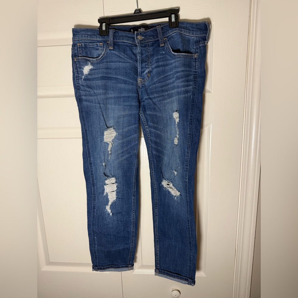 Hollister Denim Vintage Boyfriend Distressed Jeans‎